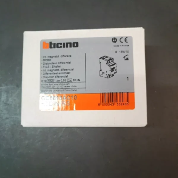 Btcino GC8813AC10 Interruttore Magnetotermico Differenziale - 1P+N - 4,5kA